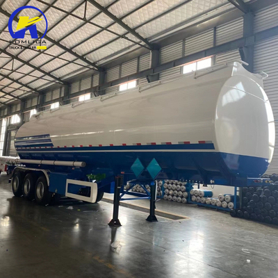 Suspensión mecánica 3 ejes 40000L/42000L/45000L Cisterna de aleación de aluminio Semirremolque