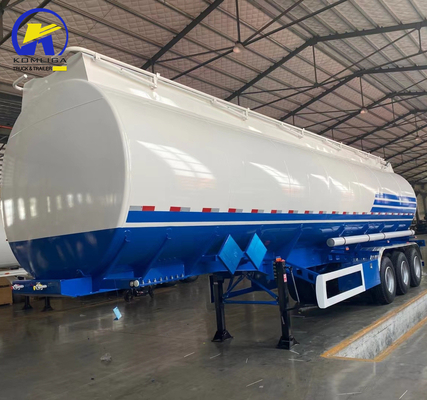 Suspensión mecánica 3 ejes 40000L/42000L/45000L Cisterna de aleación de aluminio Semirremolque