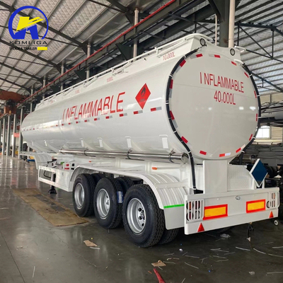 3 Ejes 30000/40000/50000 Litros Semirremolque de aceite/diésel con manguera de descarga de 2 piezas