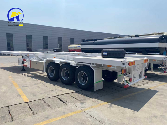 2 Ejes Semi-remolque esqueleto para contenedor 20FT 40FT remolque esqueleto en alta demanda