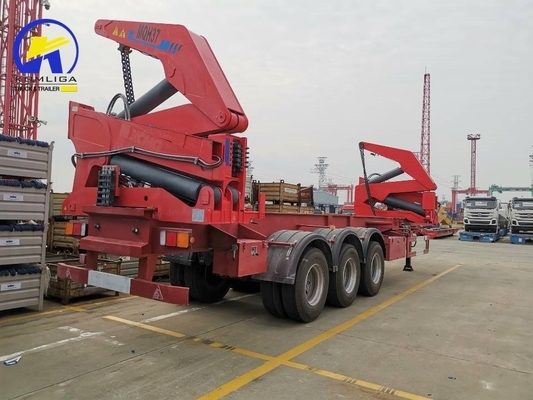3 ejes 37 toneladas elevador lateral/cargador de contenedores elevador semirremolque con solicitud personalizada