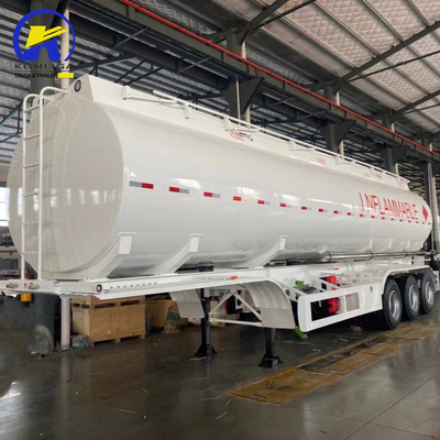 3 Ejes 40000L Fuel Oil Gasoline Crude Petroleum Tank Semirremolque con sistema de frenos