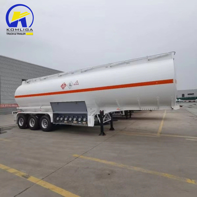 3 Ejes 40000L Fuel Oil Gasoline Crude Petroleum Tank Semirremolque con sistema de frenos