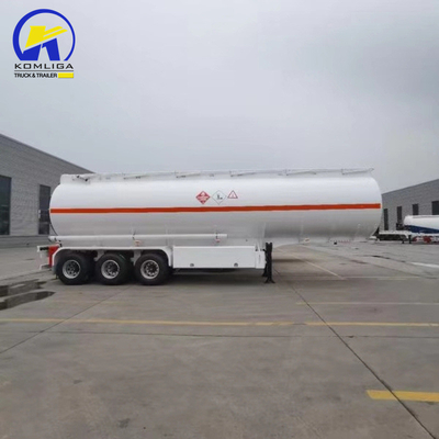 3 Ejes 40000L Fuel Oil Gasoline Crude Petroleum Tank Semirremolque con sistema de frenos