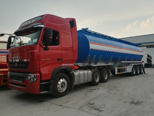 40000 42000 45000 Litros 40 45cbm Diesel Aluminio Acero carbono Cisterna de combustible / Tanque de aceite / Semirremolque