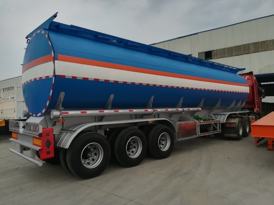 40000 42000 45000 Litros 40 45cbm Diesel Aluminio Acero carbono Cisterna de combustible / Tanque de aceite / Semirremolque