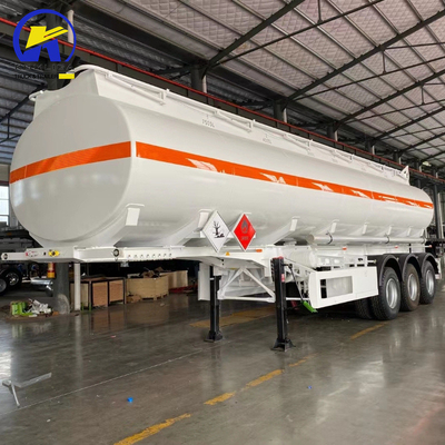 3 Ejes 40000L/42000L/45000L/48000L/50000L Remolque de camión cisterna de acero de aluminio remolque de camión cisterna para suspensión mecánica y 6 M cada manguera de descarga