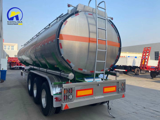 3 Ejes 4 Ejes Cisterna de combustible Semirremolque para el transporte de petróleo Diseño de suspensión de bogie