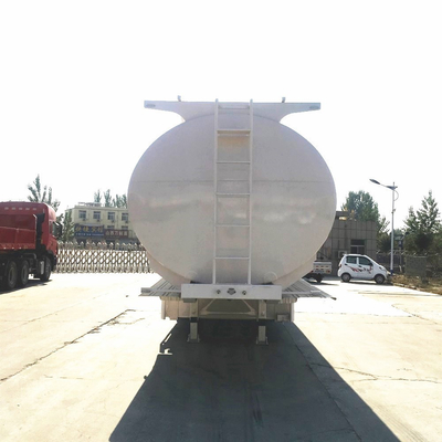 11500x2500x3900mm Cisterna de combustible de suelo plano Semi remolque para la solución de transporte de combustible
