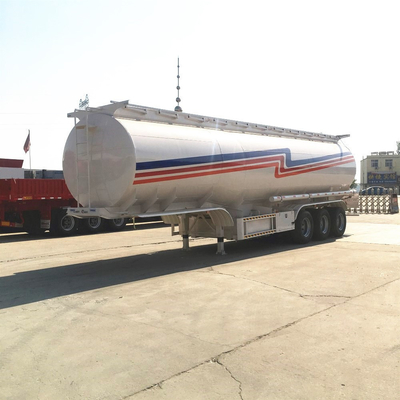 11500x2500x3900mm Cisterna de combustible de suelo plano Semi remolque para la solución de transporte de combustible