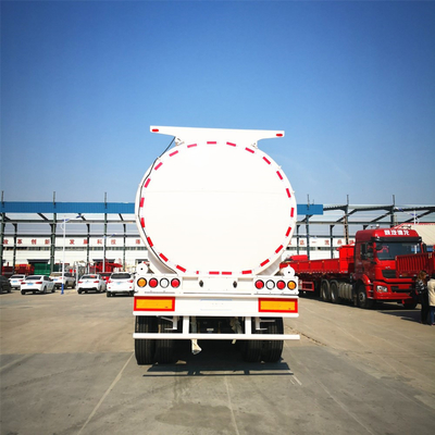 11500x2500x3900mm Cisterna de combustible de suelo plano Semi remolque para la solución de transporte de combustible