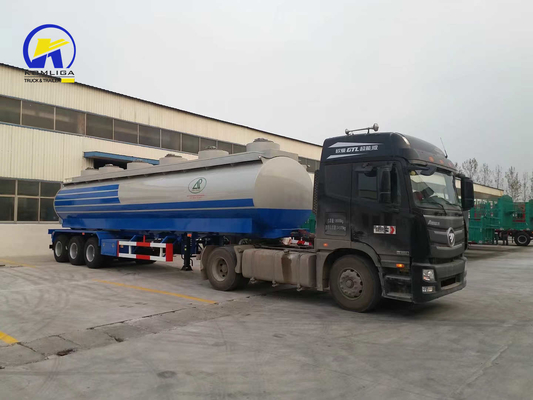 3 Ejes 42cbm Tanque de aire de carga Semi-tailer Contenedor de aceite Semi-remolque con soporte técnico