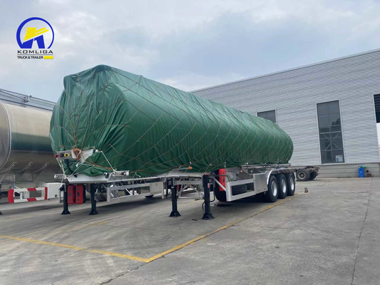 Semi-remolque de aluminio con depósito de combustible remolque de 45000 litros 5000 litros 2ejes 3ejes 4ejes