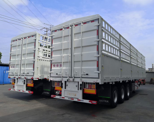 Caja de herramientas de una pieza 1m * 0.5m * 0.5m Pared plana Semirremolque para el transporte de carga