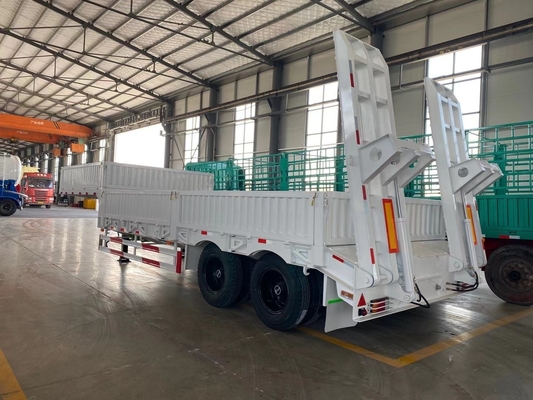 Semirremolque de 3 ejes con pared lateral baja 40 FT y eje Fuwa/BPW