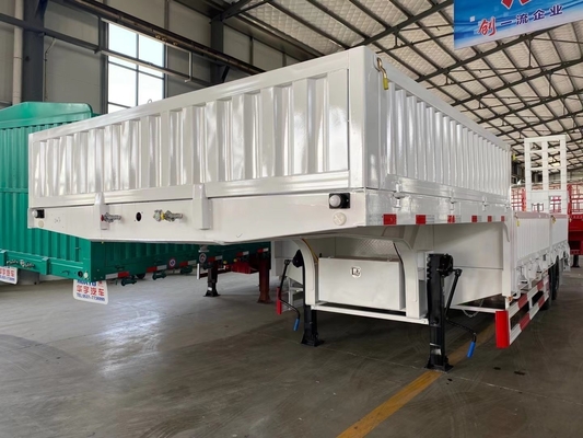 Semirremolque de 3 ejes con pared lateral baja 40 FT y eje Fuwa/BPW