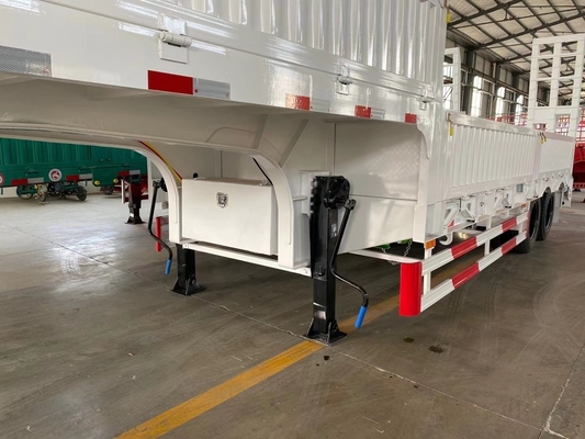 Semirremolque de 3 ejes con pared lateral baja 40 FT y eje Fuwa/BPW