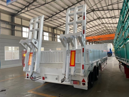 Semirremolque de 3 ejes con pared lateral baja 40 FT y eje Fuwa/BPW