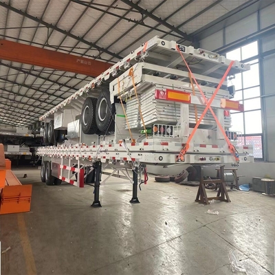 Trailers de carga pequeña de 2 ejes, de carga baja y de carga pesada, de 30 a 40 toneladas