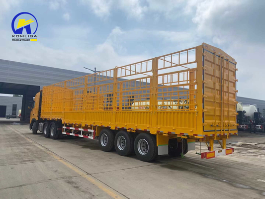 Jost 2.0 o 3.5 pulgadas King Pin 60t remolque de cerca Semi remolque para el transporte de carga