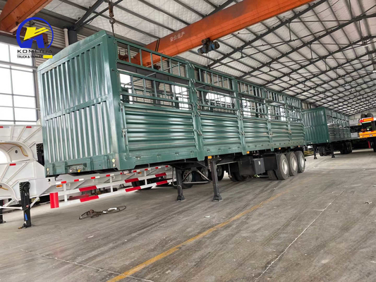 Jost 2.0 o 3.5 pulgadas King Pin 60t remolque de cerca Semi remolque para el transporte de carga