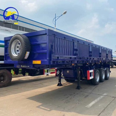 Caja de herramientas de una pieza 1m * 0.5m * 0.5m Sinotruk Remolque pesado de 3 ejes Semiremolque de carga de 80t