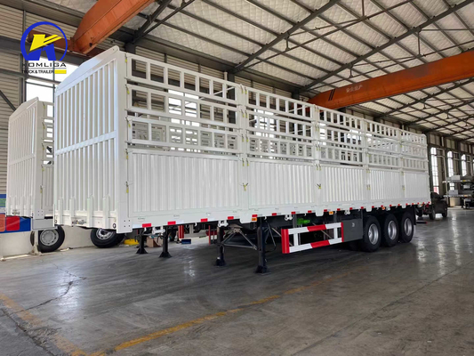 Camión de cama baja opcional para el transporte de remolques de carga con cerca china