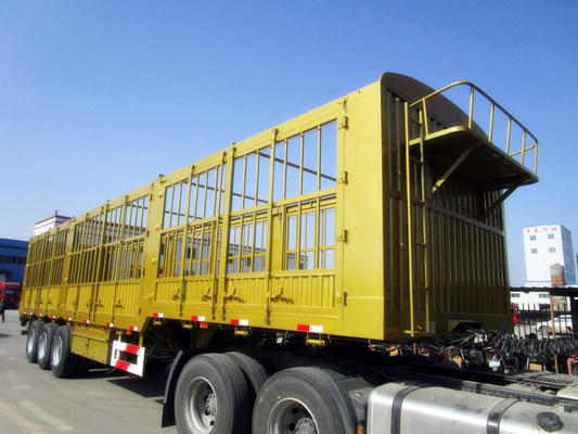 Acero 3 Eje 40-60 toneladas Semi remolque de cerca con 13000x2500x3900mm Tamaño