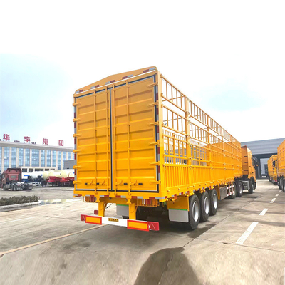 Semi remolque de cerca de 2 velocidades de 3 ejes y 4 ejes para el transporte de carga