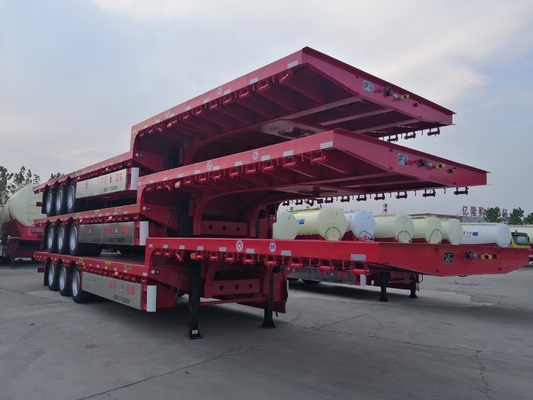Semi remolques con base de ruedas baja de 7000-8000 mm para soluciones de transporte pesado