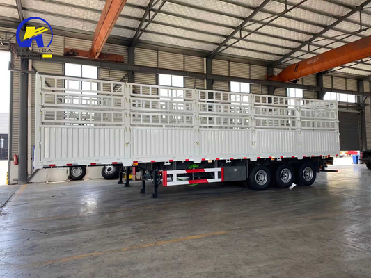 Semi-remolque de carga con una pieza 1m * 0.5m * 0.5m caja de herramientas