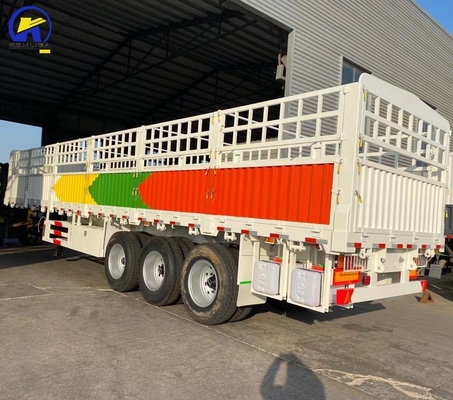 El remolque del camión con valva Wabco y 7000-8000 mm de base de ruedas