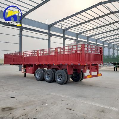 Suspensión de acero tipo brazo cruzado 3/4 Eje 40 60 80 Ton Fence Cargo Semi camión remolque