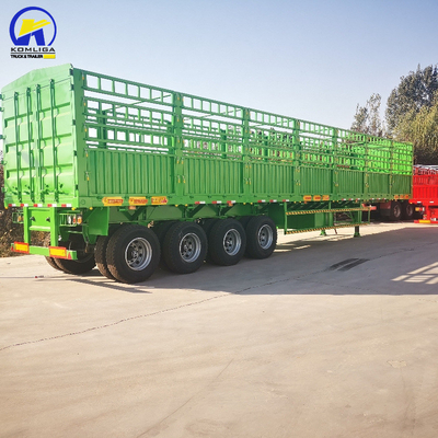 3 ejes 4 ejes Box trailer Container Semi-trailer Pared de carga con eje Fuwa/BPW