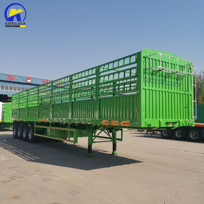 HGH 3 Ejes Semirremolque para caja de carga de pared lateral Certificación ECE 13000x2500x3900mm