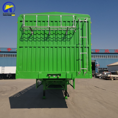 HGH 3 Ejes Semirremolque para caja de carga de pared lateral Certificación ECE 13000x2500x3900mm