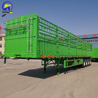 HGH 3 Ejes Semirremolque para caja de carga de pared lateral Certificación ECE 13000x2500x3900mm
