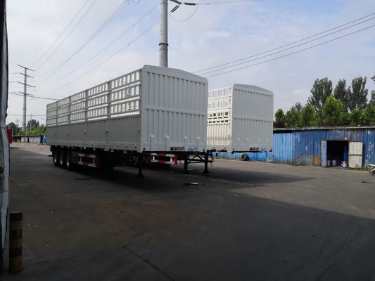 Suspensión mecánica 3ejes 40FT Contenedor Pared lateral Semi remolque para dentro de sus necesidades