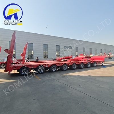 Mejor popular Multi Axle 150t 200t 250t Semi remolque de transporte de lecho bajo solicitud personalizada