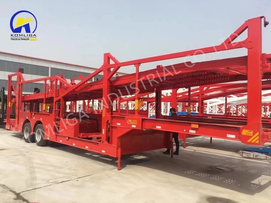 Clasificación de trabajo pesado 3 Transporte de vehículos de carga por eje Semitráiler de camión con elevación hidráulica
