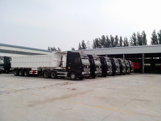 King Pin Jost 2.0 0r 3.5 pulgadas cuello de ganso UTV Belly Tractor de cuatro ruedas Granja Dump Trailer