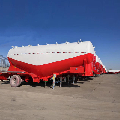 35cbm 38cbm Transportador de energía seca de granel Silo de cemento a granel Semi remolque y personalización
