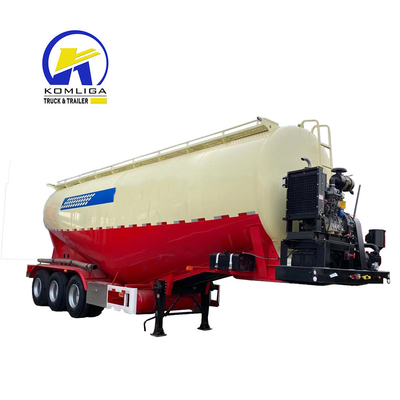 Remolque de cemento seco a granel de 3 ejes de 45 metros cúbicos de Fuwa / BPW Axle