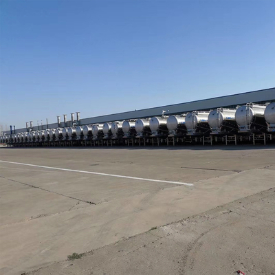 Transporte de polvo a granel 2 ejes 3 ejes Cemento a granel remolque de repuesto de neumáticos portador 2 piezas