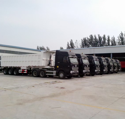 60/70/80 toneladas Tandem de remolque de aluminio con aro 9.00-22.5/8.00-20/8.5-20China