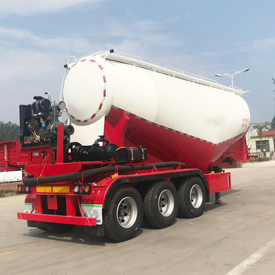 Transportar polvo a granel con el remolque del camión de cemento a granel Sinotruk y el motor Weichai 4102