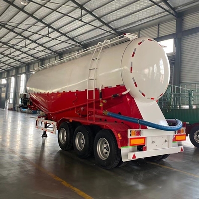 Transportar polvo a granel con el remolque del camión de cemento a granel Sinotruk y el motor Weichai 4102