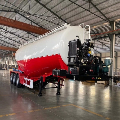 Transportar polvo a granel con el remolque del camión de cemento a granel Sinotruk y el motor Weichai 4102