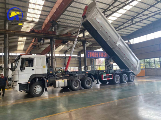 3axis Tri-Axle 40cbm Sinotruk Dump Trailer Personalización y solicitud personalizable