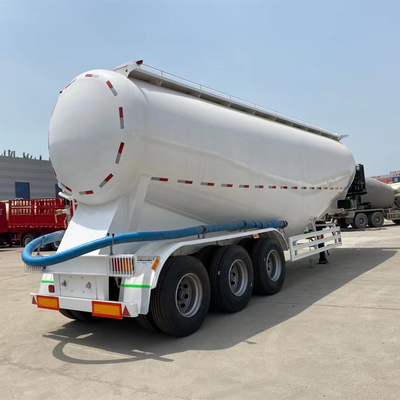 3 Ejes Cimc Cement Bulker Trailer con capacidad de 35m3 40m3 45m3 y 2 transportadores de neumáticos de repuesto